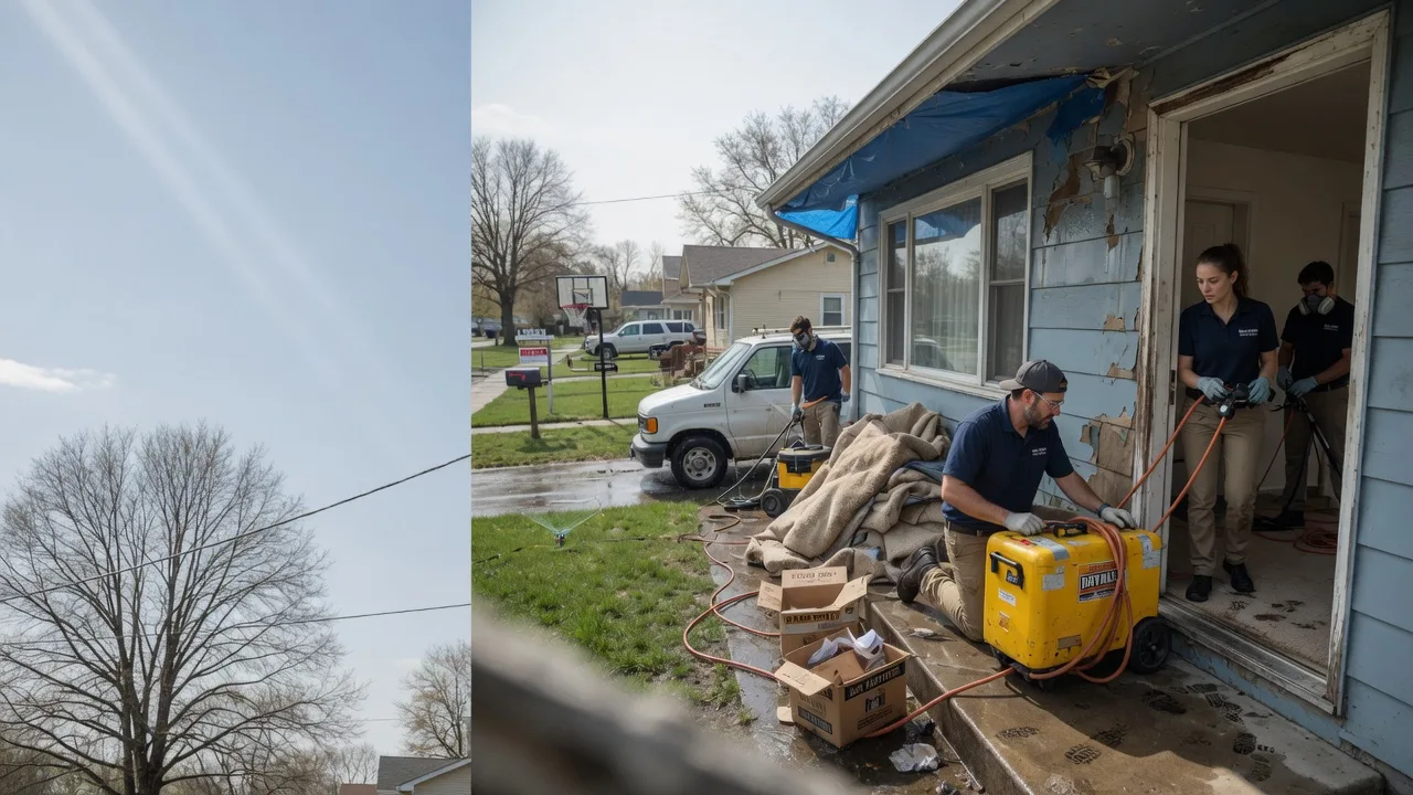 Basement Flood Cleanup in Denham Springs, LA near me